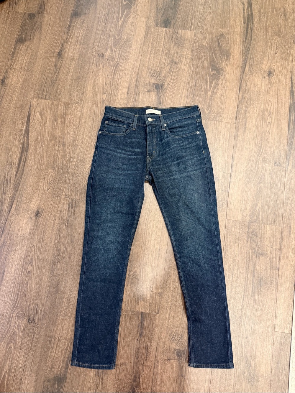 Everyday wear versatile Men's Dark Blue Slim Fit Jeans
